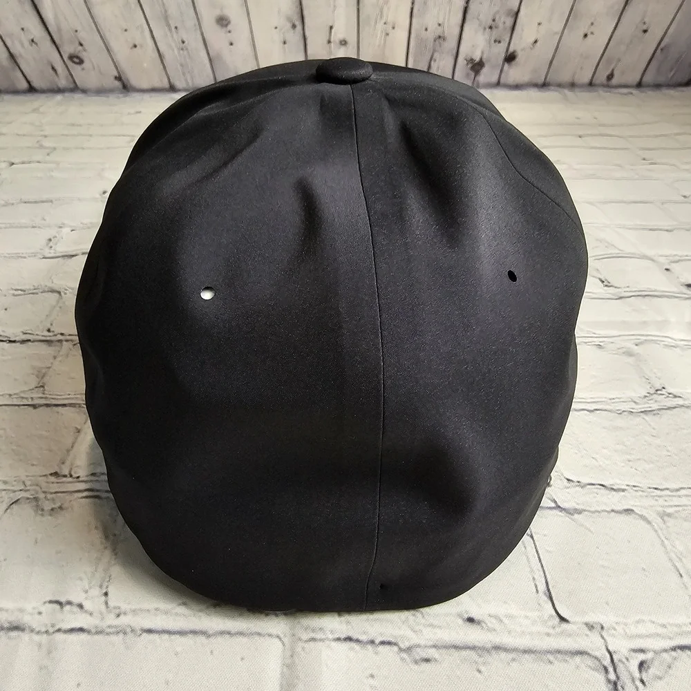 Donny Schatz Flexfit Delta Hat S/M Black WOO World Of Outlaws Racing #15 Stretch